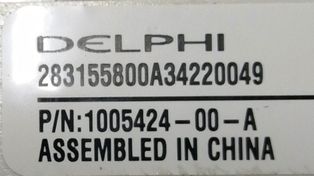 Driver seat presence sensor GEN 1/GEN 2 Tesla model S, model S REST 1013115-03-B